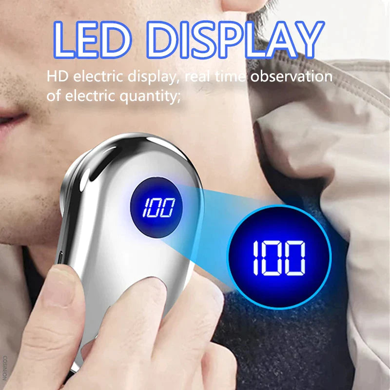Mini Electric Shaver for On-the-Go Grooming